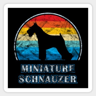 Miniature Schnauzer Vintage Design Dog Sticker